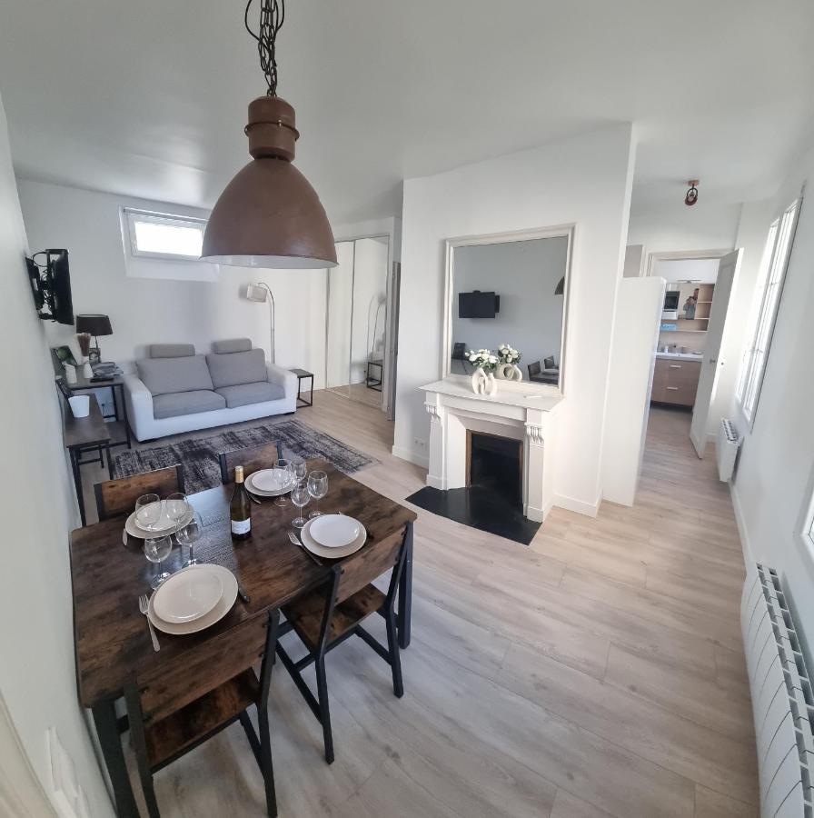 Appartement Luxueux Dans Maison Bourgeoise Parisienne 르발루아페레 외부 사진